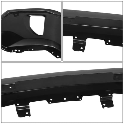 DEFENSA 16-18 CHEVROLET SILVERADO 1500 / 19 CHEVROLET SILVERADO 1500 LD - WITHOUT PARKING SENSOR HOLES & WITH FOG LIGHT CUTOUTS - BLACK