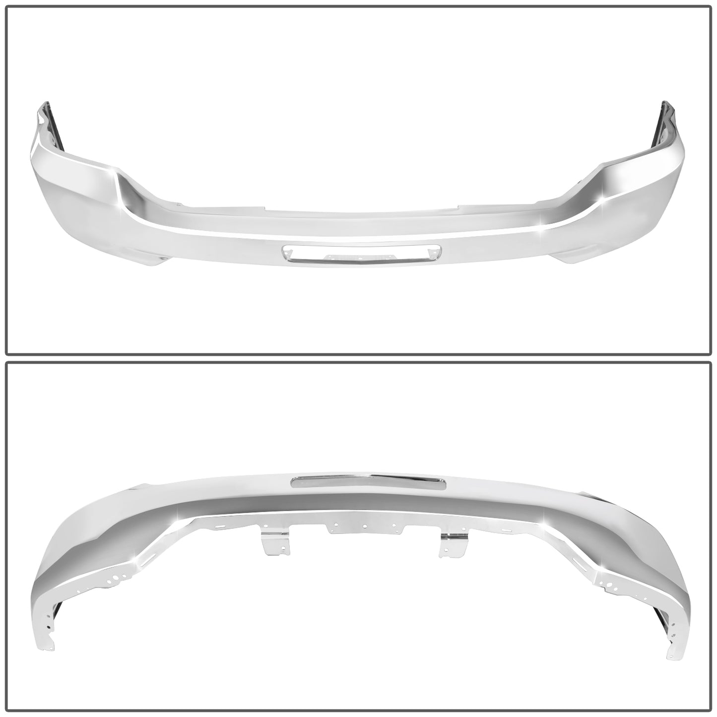 DEFENSA CHEVY CHEVROLET SILVERADO 1500 84029812-PFM ,CHROME,WITHOUT  SENSOR HOLE, WITHOUT FOGLIGHT