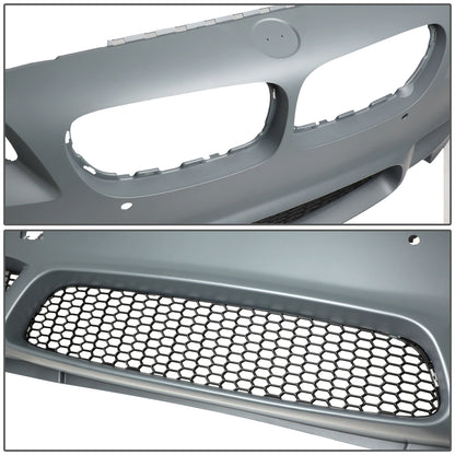 DEFENSA WITH FOG LIGHTS - 10-16 BMW 5-SERIES SEDAN, HATCHBACK - M5 STYLE - GRAY