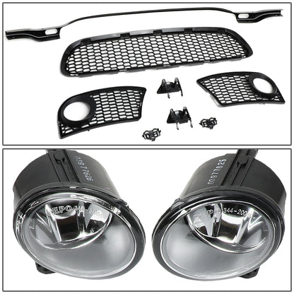 DEFENSA WITH FOG LIGHTS - 10-16 BMW 5-SERIES SEDAN, HATCHBACK - M5 STYLE - GRAY