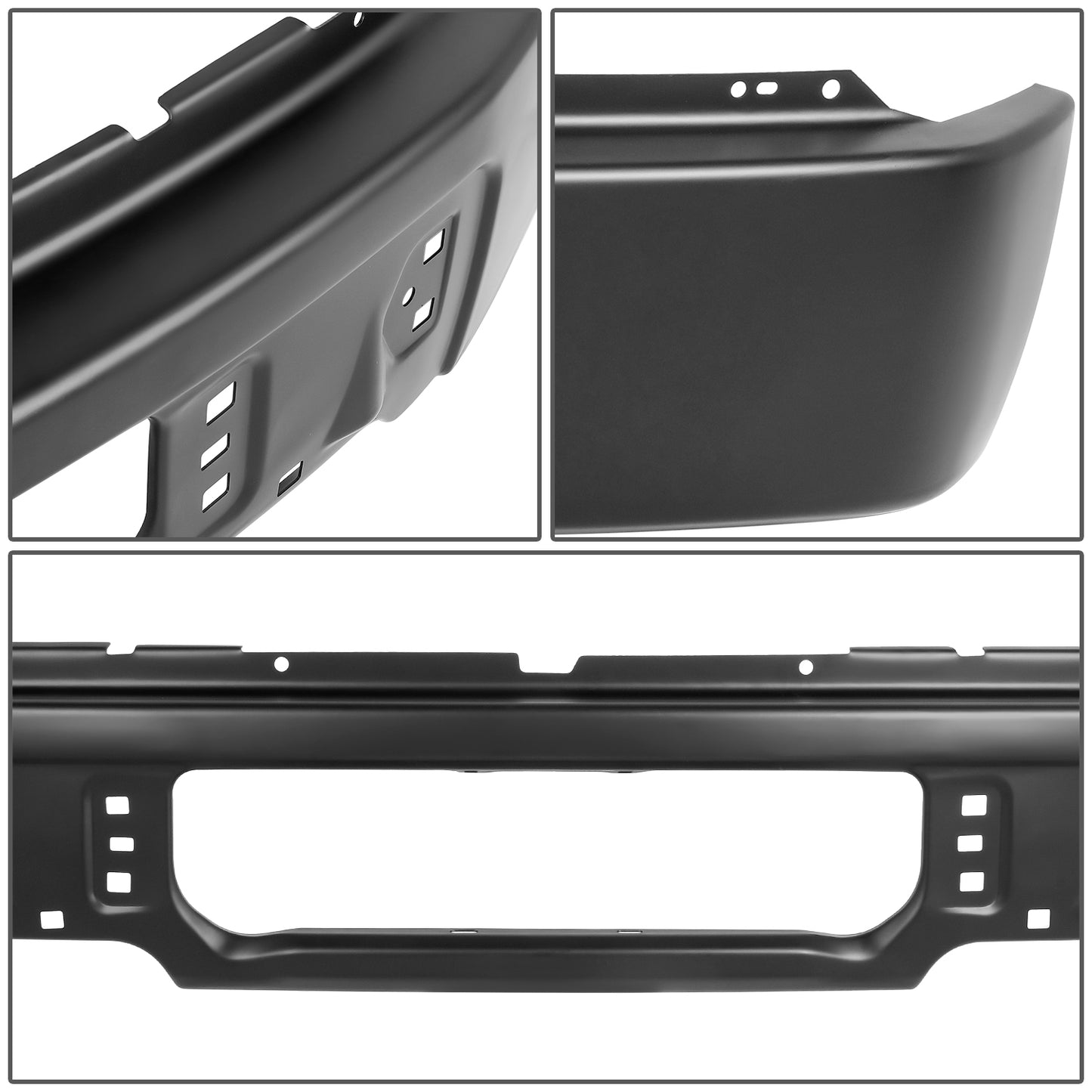DEFENSA 09-14 FORD F-150, XL, XLT, STX, KING RANCH, LARIAT, FX4, PLATINUM, FX2, WITHOUT FRONT FOG LIGHT CUTOUTS - BLACK