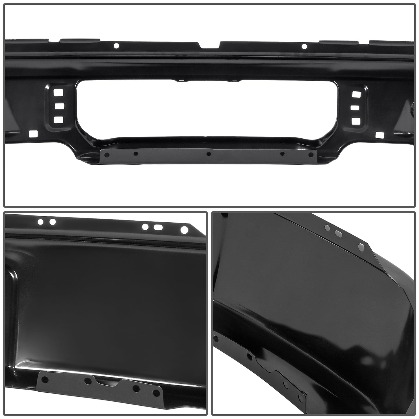DEFENSA 09-14 FORD F-150, XL, XLT, STX, KING RANCH, LARIAT, FX4, PLATINUM, FX2, WITHOUT FRONT FOG LIGHT CUTOUTS - BLACK