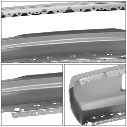 DEFENSA FORD F-250 SUPER DUTY 2017-2019 - FORD F-350 SUPER DUTY 2017-2019 - FITS MODELS WITHOUT FOG LAMPS; WITH FENDER FLARES - CHROME