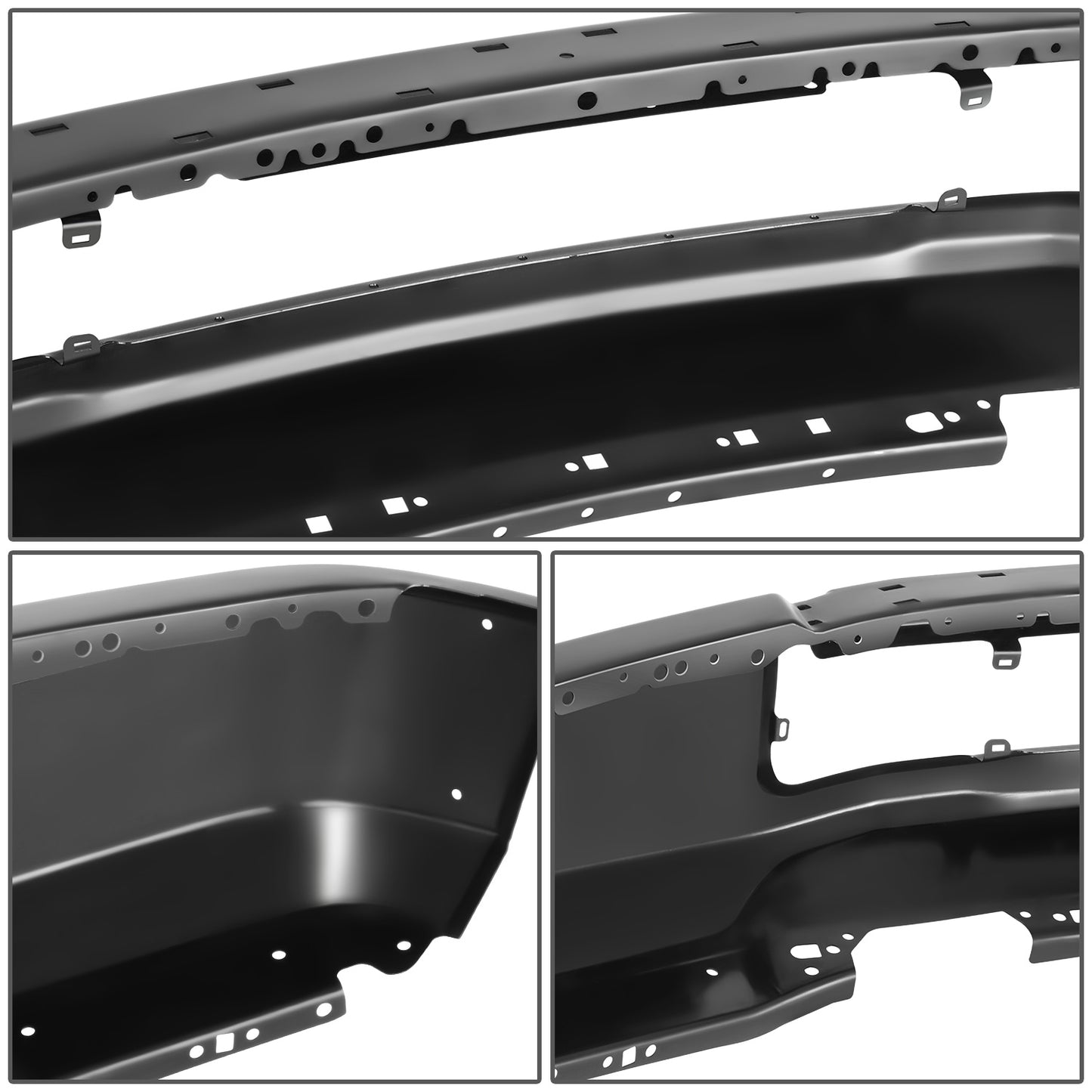 DEFENSA FORD F-250 SUPER DUTY 2020-2022 - FORD F-350 SUPER DUTY 2020-2022 - FITS MODELS WITHOUT FOG LAMP - BLACK