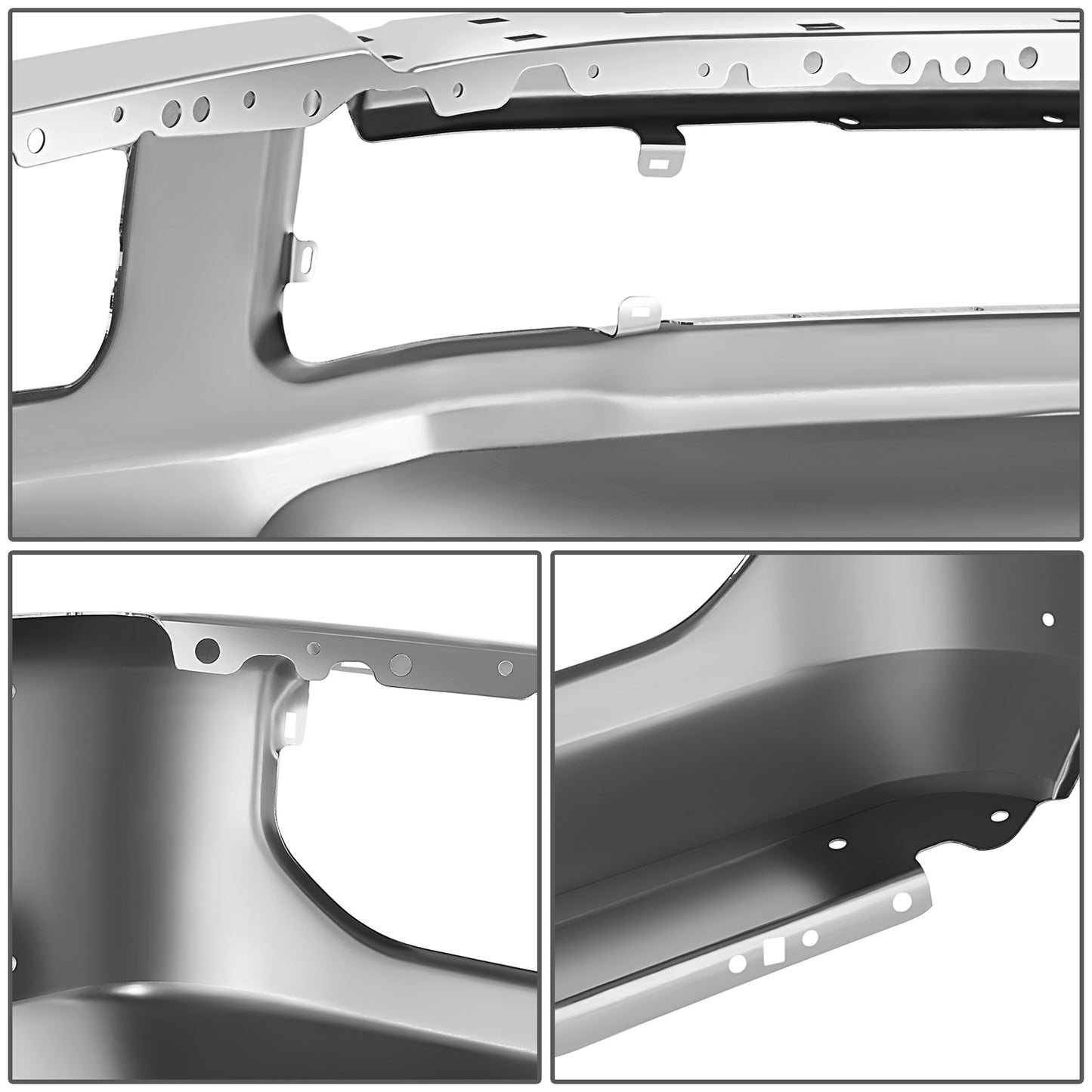 DEFENSA FORD F-250 SUPER DUTY 2020-2022 - FORD F-350 SUPER DUTY 2020-2022 - FITS MODELS WITH FOG LAMP - CHROME