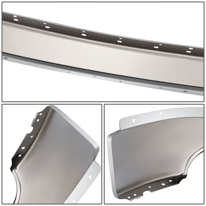 DEFENSA 07-08 GMC SIERRA 1500 / 07-08 GMC SIERRA 2500 HD / 07-08 GMC SIERRA 3500 HD, WITH FOG LIGHT; WITHOUT AIR INLET - CHROME