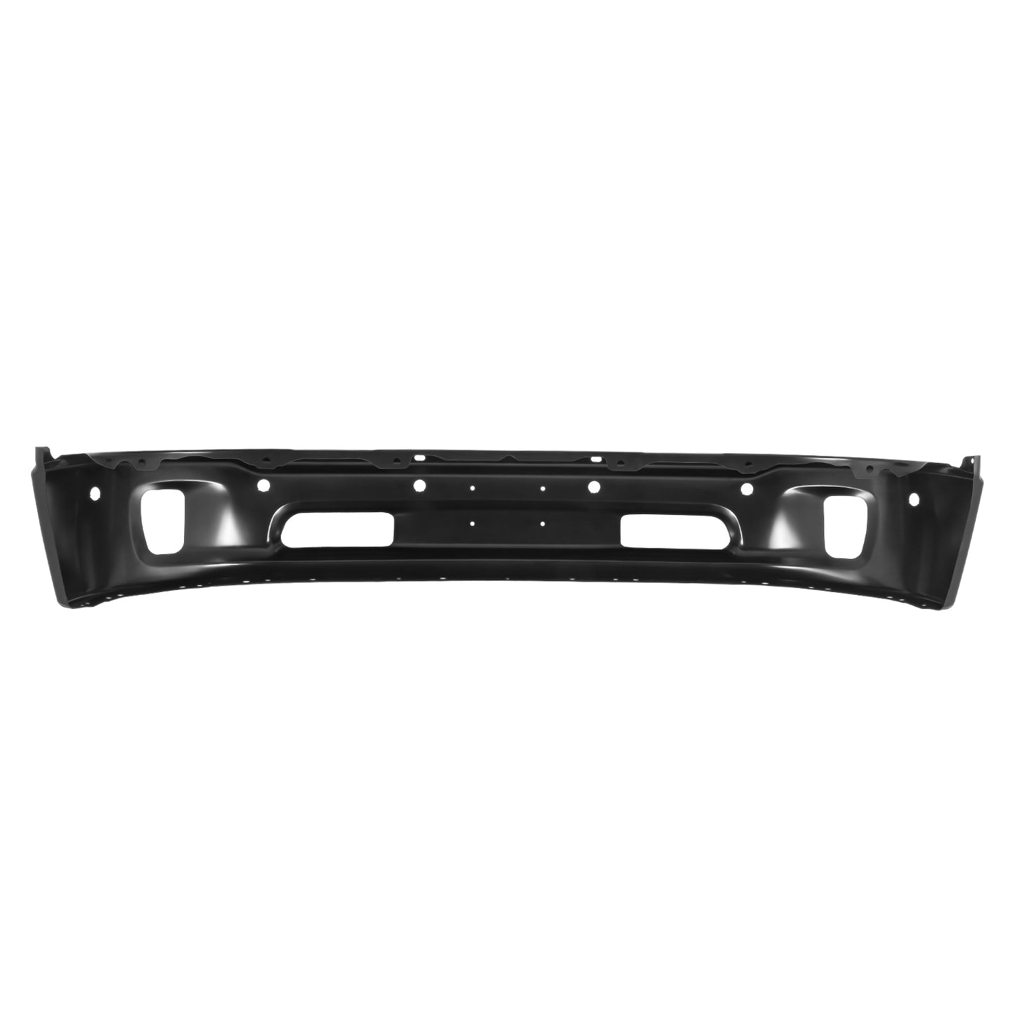 DEFENSA 14-18 RAM 1500 / 19-23 RAM 1500 CLASSIC, WITH PARKING SENSOR HOLES; WITH FOG LIGHT CUTOUTS - BLACK