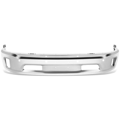 DEFENSA 14-18 RAM 1500 / 19-23 RAM 1500 CLASSIC, WITH PARKING SENSOR HOLES; WITH FOG LIGHT CUTOUTS - CHROME