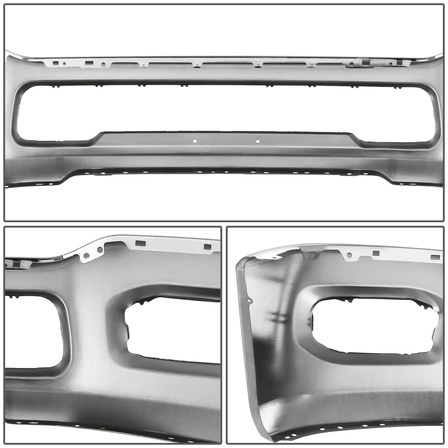 DEFENSA RAM 2500 2019-2024 - RAM 3500 2019-2024 - FITS MODELS WITH FOG LAMPS - CHROME