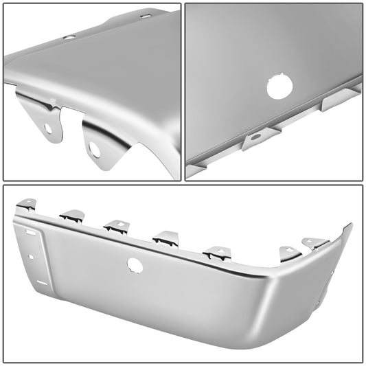 DEFENSA 07-13 CHEVROLET SILVERADO 1500 / GMC SIERRA 1500, 07-14 CHEVROLET SILVERADO 2500 HD, 3500 HD / GMC SIERRA 2500 HD 3500 HD, FITS FLEETSIDE MODELS ONLY WITH PARKING SENSOR HOLES - CHROME - RIGHT