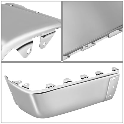 DEFENSA 07-13 CHEVROLET SILVERADO 1500 / GMC SIERRA 1500, 07-14 CHEVROLET SILVERADO 2500 HD, 3500 HD / GMC SIERRA 2500 HD 3500 HD, FITS FLEETSIDE MODELS ONLY WITHOUT PARKING SENSOR HOLES - CHROME