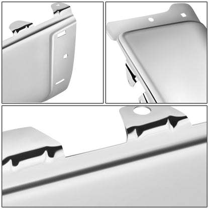 DEFENSA 07-13 CHEVROLET SILVERADO 1500 / GMC SIERRA 1500, 07-14 CHEVROLET SILVERADO 2500 HD, 3500 HD / GMC SIERRA 2500 HD 3500 HD, FITS FLEETSIDE MODELS ONLY WITHOUT PARKING SENSOR HOLES - CHROME