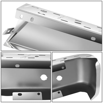 DEFENSA 15-20 FORD F-150 ,CHROME,LEFT,WITH SENSOR HOLE - LEFT - CHROME