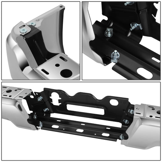 DEFENSA 17-22 FORD F-250 SUPER DUTY / 17-22 FORD F-350 SUPER DUTY - WITHOUT PARKING ASSIST SENSOR HOLES - CHROME