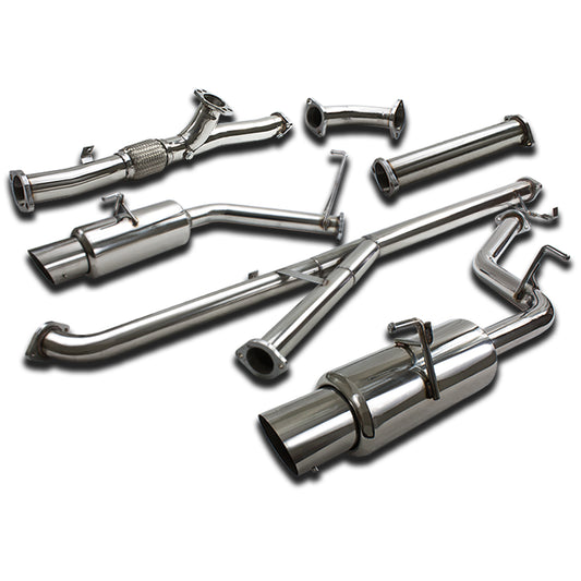 TUBERIA CATBACK CATBACK - 91-99 MITSUBISHI 3000GT VR-4 GTO - DUAL TIP - STAINLESS STEEL