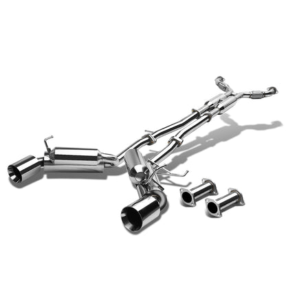 TUBERIA CATBACK CATBACK - 03-09 NISSAN 350Z Z33/G35 V35 - DUAL ROLLED TIP - STAINLESS STEEL