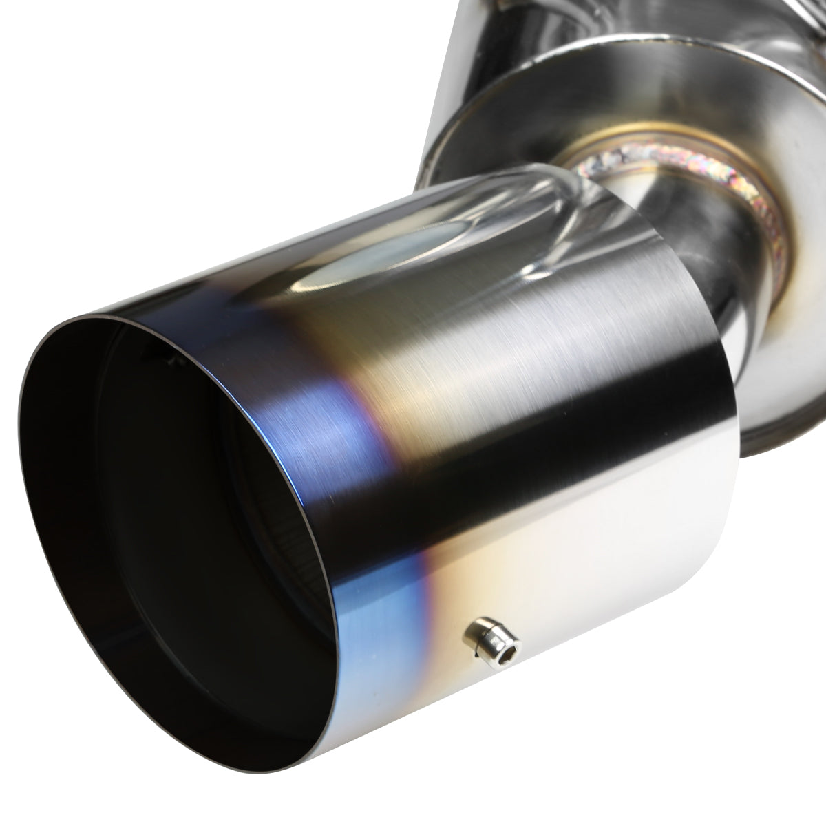 TUBERIA CATBACK CATBACK - 09-16 NISSAN 370Z - DUAL BURNT TIP - STAINLESS STEEL