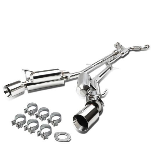 TUBERIA CATBACK CATBACK - 09-18 NISSAN 370Z Z34 FAIRLADY Z FITS MODELS W/ 3.7L VQ37VHR V6 ENGINES ONLY - DUAL ROLLED TIP - STAINLESS STEEL