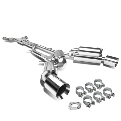 TUBERIA CATBACK CATBACK - 09-18 NISSAN 370Z Z34 FAIRLADY Z FITS MODELS W/ 3.7L VQ37VHR V6 ENGINES ONLY - DUAL ROLLED TIP - STAINLESS STEEL
