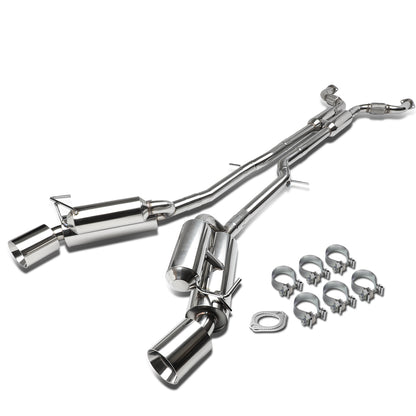 TUBERIA CATBACK CATBACK - 09-18 NISSAN 370Z Z34 FAIRLADY Z FITS MODELS W/ 3.7L VQ37VHR V6 ENGINES ONLY - DUAL ROLLED TIP - STAINLESS STEEL