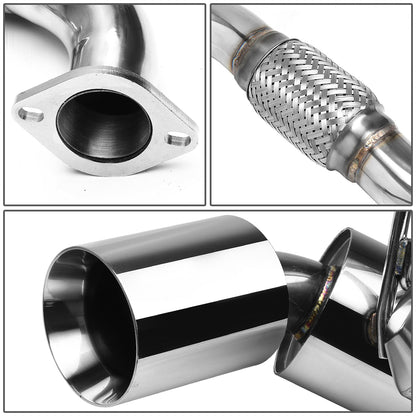 TUBERIA CATBACK CATBACK - 09-18 NISSAN 370Z Z34 FAIRLADY Z FITS MODELS W/ 3.7L VQ37VHR V6 ENGINES ONLY - DUAL ROLLED TIP - STAINLESS STEEL