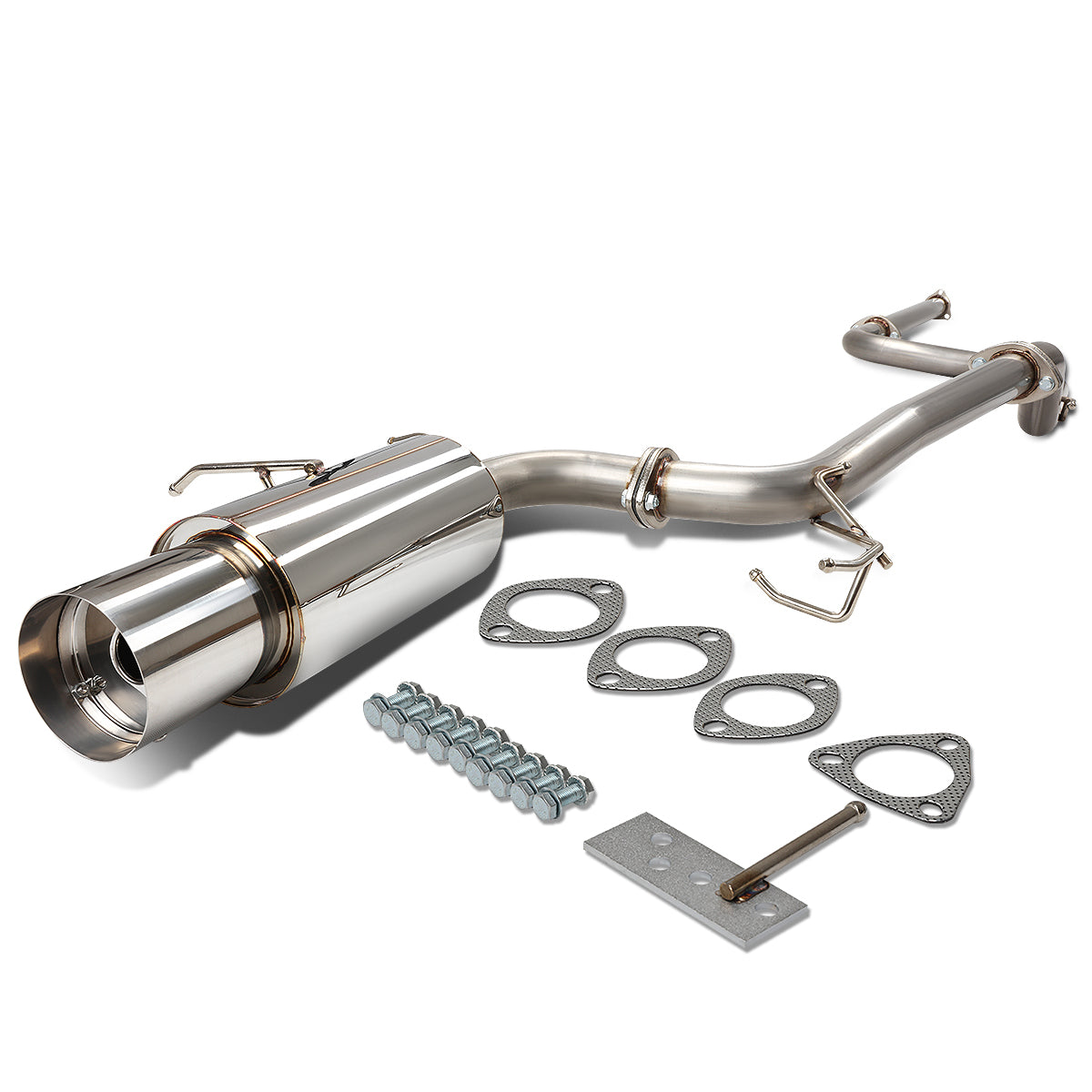 TUBERIA CATBACK CATBACK - 90-93 ACURA INTEGRA GS/RS - 2 DOOR - SINGLE TIP - STAINLESS STEEL