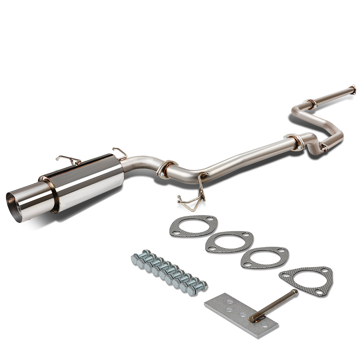 TUBERIA CATBACK CATBACK - 90-93 ACURA INTEGRA GS/RS - 2 DOOR - SINGLE TIP - STAINLESS STEEL