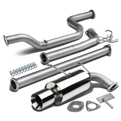 TUBERIA CATBACK CATBACK - 90-93 ACURA INTEGRA GS/RS - 2 DOOR - SINGLE ROLLED TIP - STAINLESS STEEL