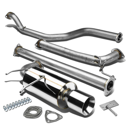 TUBERIA CATBACK CATBACK - 90-93 ACURA INTEGRA GS/RS - 2 DOOR - SINGLE ROLLED TIP - STAINLESS STEEL