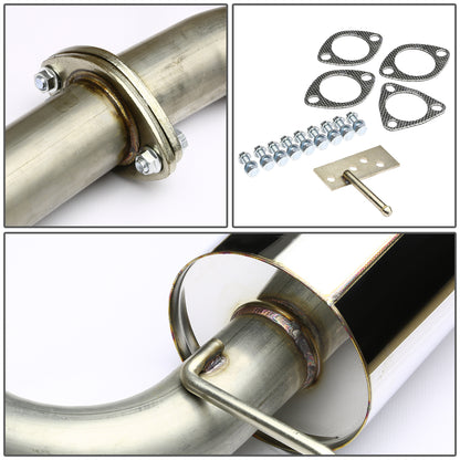 TUBERIA CATBACK CATBACK - 90-93 ACURA INTEGRA GS/RS - 2 DOOR - SINGLE ROLLED TIP - STAINLESS STEEL