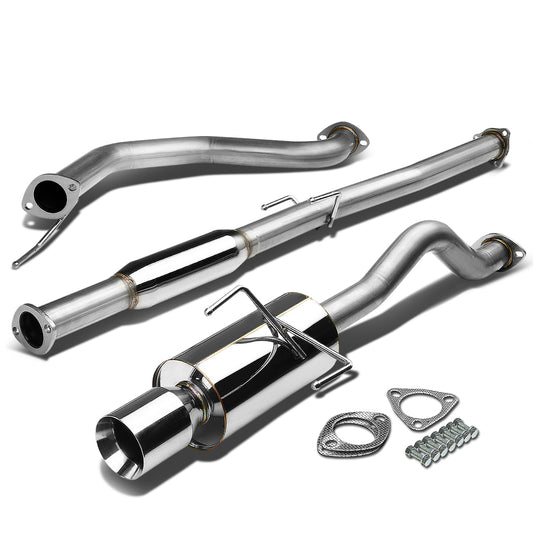 TUBERIA CATBACK CATBACK - 94-01 ACURA INTEGRA 2DR GSR - SINGLE ROLLED TIP - STAINLESS STEEL