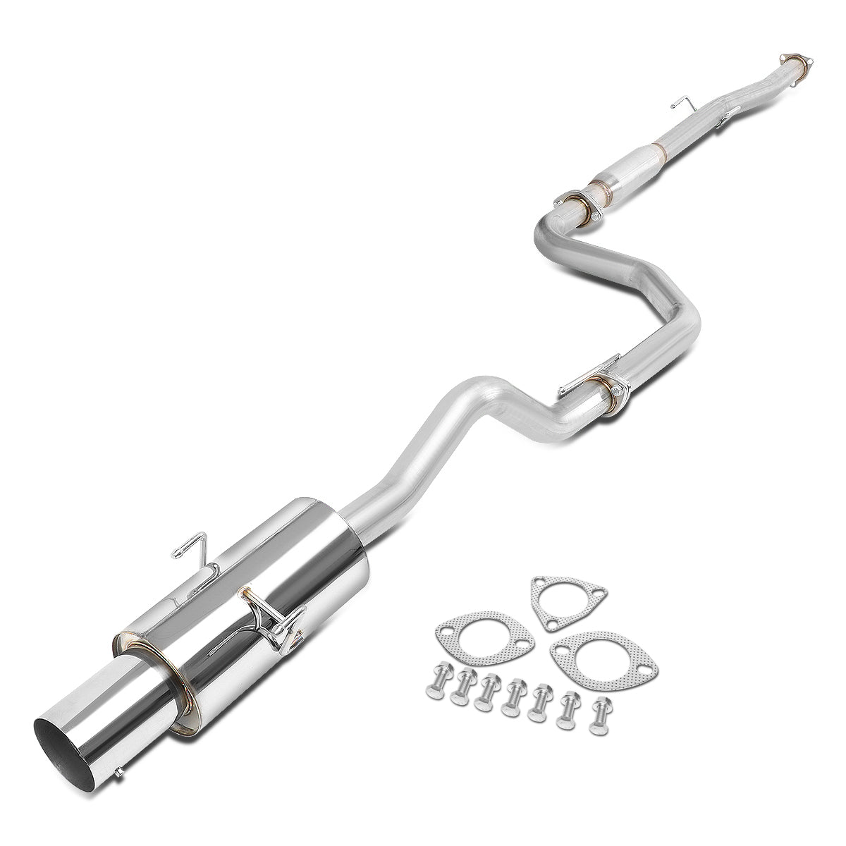 TUBERIA CATBACK CATBACK - 94-01 ACURA INTEGRA 94-01 2/3 DOOR RS/LS/GS - SINGLE TIP - STAINLESS STEEL
