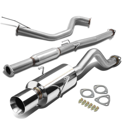 TUBERIA CATBACK CATBACK - 94-01 ACURA INTEGRA 94-01 2/3 DOOR RS/LS/GS - SINGLE ROLLED TIP - STAINLESS STEEL