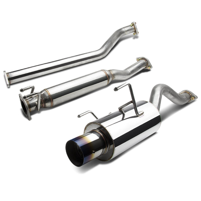 TUBERIA CATBACK CATBACK - 02-06 ACURA RSX NON-S SYSTEM - SINGLE BURNT TIP - STAINLESS STEEL