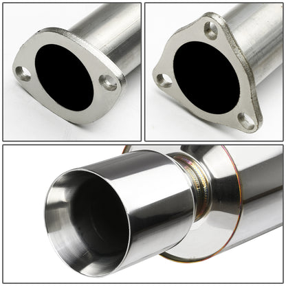 TUBERIA CATBACK CATBACK - 02-06 ACURA RSX NON-S SYSTEM - SINGLE ROLLED TIP - STAINLESS STEEL