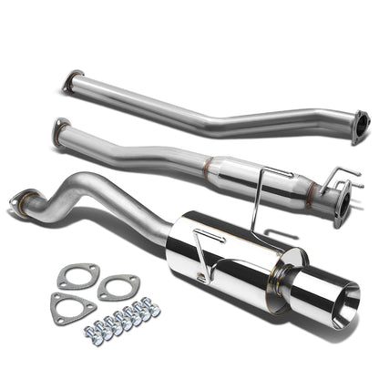 TUBERIA CATBACK CATBACK - 02-06 ACURA RSX TYPE-S - SINGLE ROLLED TIP - STAINLESS STEEL