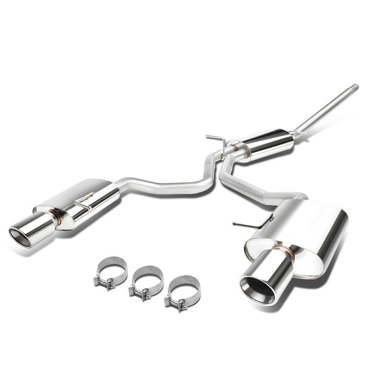 TUBERIA CATBACK CATBACK - 02-05 AUDI A4 SEDAN / COUPE 1.8L, 2.0L TURBO FWD - DOUBLE ROLLED TIP - STAINLESS STEEL