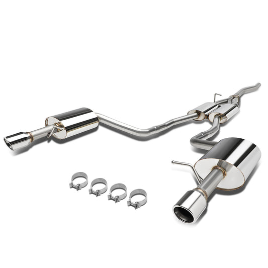 TUBERIA CATBACK CATBACK - 02-08 AUDI A4 QUATTRO 1.8L, 2.0L - DOUBLE ROLLED TIP - STAINLESS STEEL
