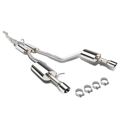 TUBERIA CATBACK CATBACK - 02-08 AUDI A4 QUATTRO 1.8L, 2.0L - DOUBLE ROLLED TIP - STAINLESS STEEL