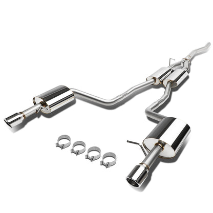 TUBERIA CATBACK CATBACK - 02-08 AUDI A4 QUATTRO 1.8L, 2.0L - DOUBLE ROLLED TIP - STAINLESS STEEL