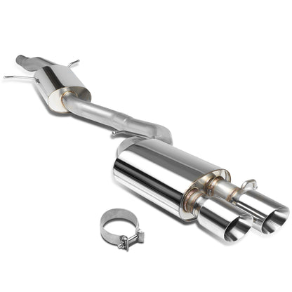 TUBERIA CATBACK CATBACK - 09-16 AUDI A4 SEDAN / WAGON 2.0L TURBO FWD - DOUBLE ROLLED TIP - STAINLESS STEEL