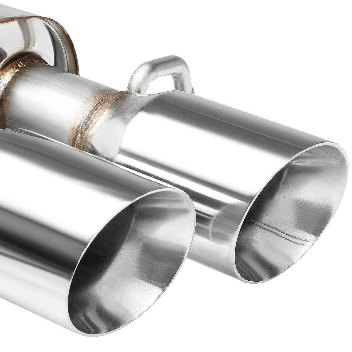 TUBERIA CATBACK CATBACK - 09-16 AUDI A4 SEDAN / WAGON 2.0L TURBO FWD - DOUBLE ROLLED TIP - STAINLESS STEEL