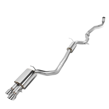 TUBERIA CATBACK CATBACK - 09-16 AUDI S4 SEDAN / BREAK 2.0L TURBO FWD - DUAL ROLLED TIP - STAINLESS STEEL
