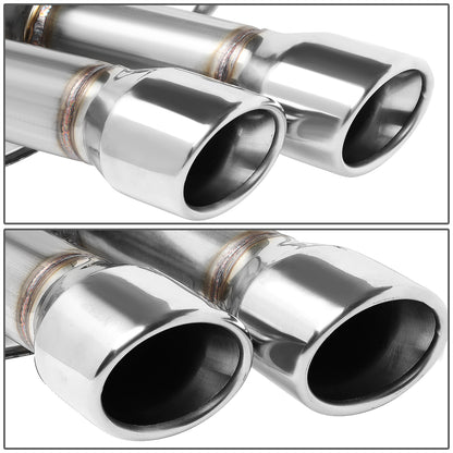 TUBERIA CATBACK CATBACK - 09-16 AUDI S4 SEDAN / BREAK 2.0L TURBO FWD - DUAL ROLLED TIP - STAINLESS STEEL