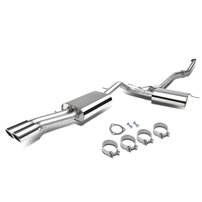 TUBERIA CATBACK CATBACK - 97-01 AUDI A4 SEDAN / WAGON 1.8L TURBO FWD - DOUBLE ROLLED TIP - STAINLESS STEEL