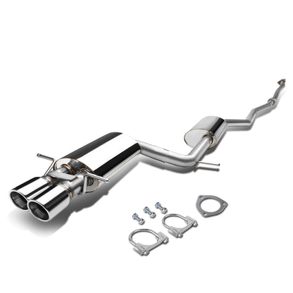 TUBERIA CATBACK CATBACK - 97-01 AUDI A4 QUATTRO SEDAN / WAGON 1.8L TURBO AWD - DOUBLE ROLLED TIP - STAINLESS STEEL