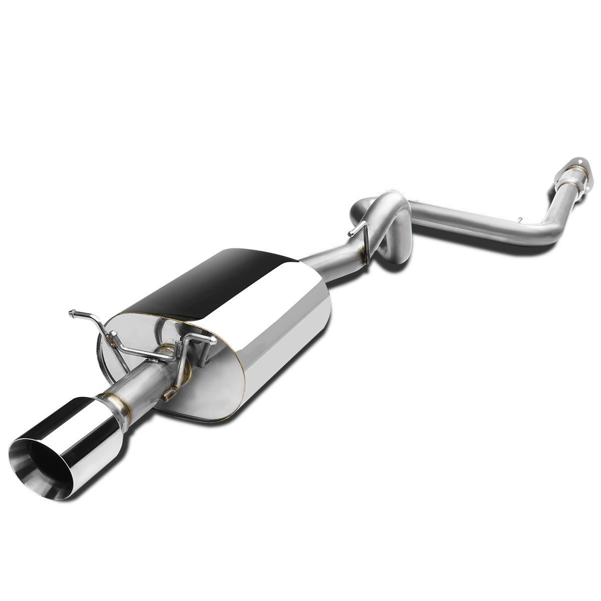 TUBERIA CATBACK CATBACK - 08-10 CHEVY COBALT TURBO - DUAL ROLLED TIP - STAINLESS STEEL