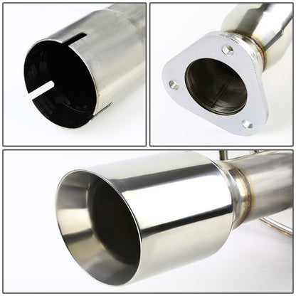 TUBERIA CATBACK CATBACK - 08-10 CHEVY COBALT TURBO - DUAL ROLLED TIP - STAINLESS STEEL