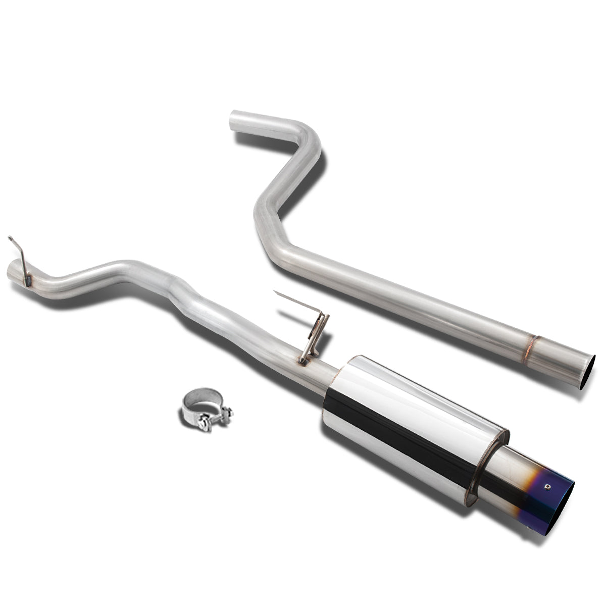 TUBERIA CATBACK CATBACK - 95-03 CHEVY CAVALIER / SUNFIRE 2.2 L - SINGLE BURNT TIP - STAINLESS STEEL