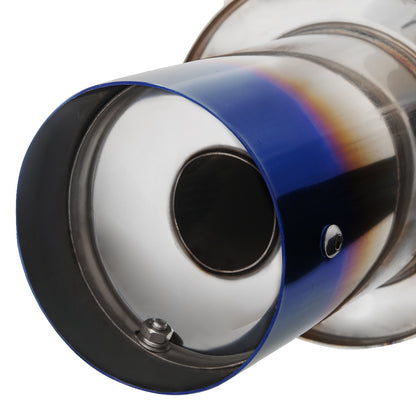 TUBERIA CATBACK CATBACK - 95-03 CHEVY CAVALIER / SUNFIRE 2.2 L - SINGLE BURNT TIP - STAINLESS STEEL